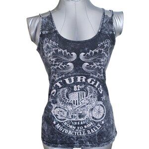 Women's T-Shirt E'go USA Sturgis 82nd Motorcycle Rally, M Stylish women's